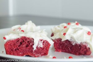 Moist Red Velvet Cupcake