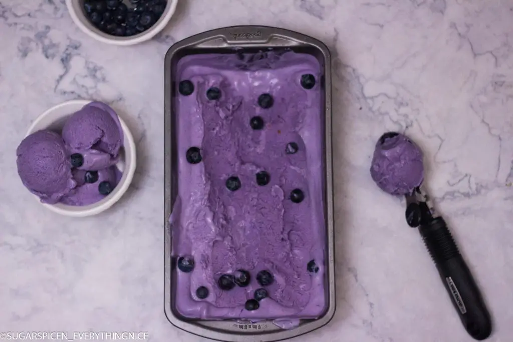 Blueberry Ice-cream