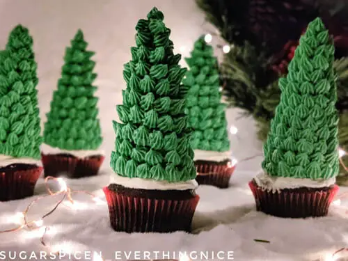 christmas Tree cupcake