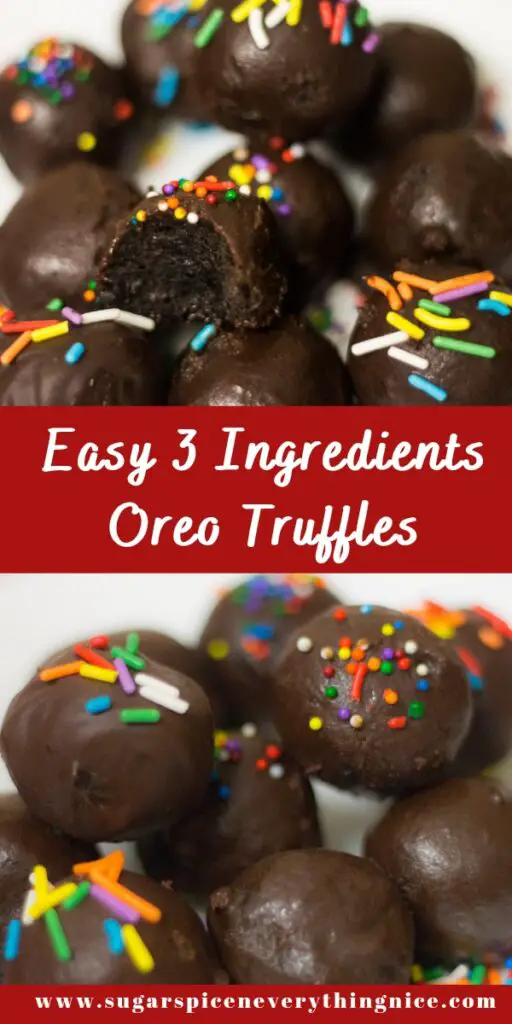 3 Ingredients Oreo Truffles - Sugar Spice 'N Everything Nice