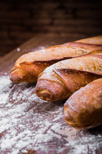 bread glazed with egg wash substitute