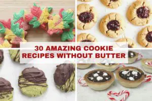 30 Amazing Cookie Recipes without butter