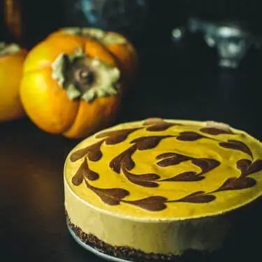 Persimonn Chocolate Cheesecake