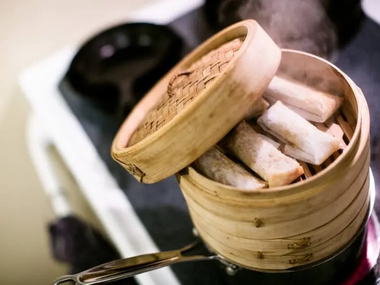 tamales being steamed over stove top