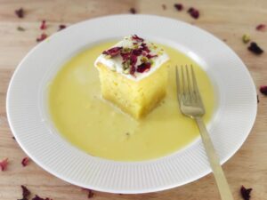 Rasmalai Cake Recipe (Eggless)