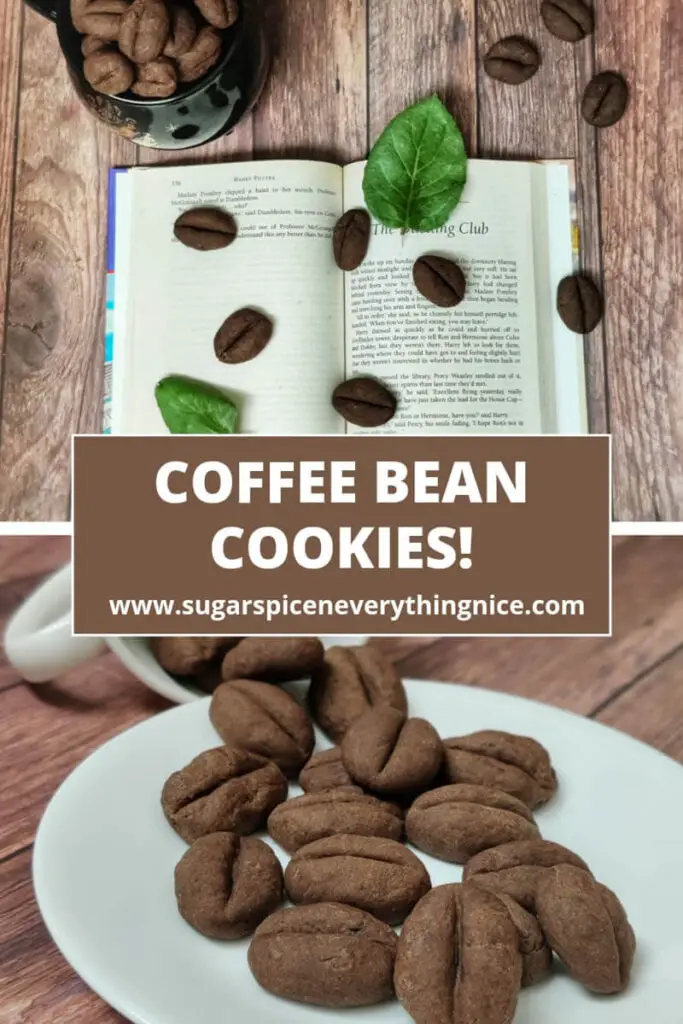coffee bean cookies PIN image