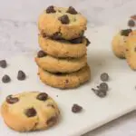 almond flour cookies kept one of top of the other